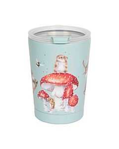 Wrendale Designs Field of Flowers Hare Thermal Travel Cup